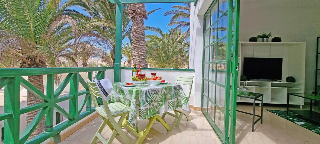 Ferienwohnung Palm Garden - Costa Calma - Pool - Glasfaserinternet Eksteriør bilde